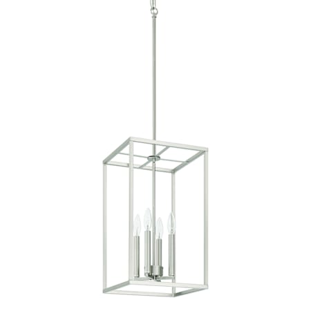 Craftmade Signature Foyer 4 Light 12" Wide Taper Candle Pendant Brushed Polished Nickel