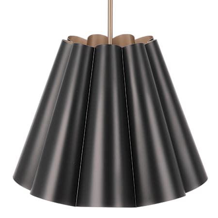 Craftmade Poppie 3 Light 18" Wide Pendant Flat Black / Satin Brass