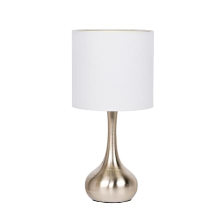 Craftmade 17" Tall Accent Table Lamp Brushed Polished Nickel