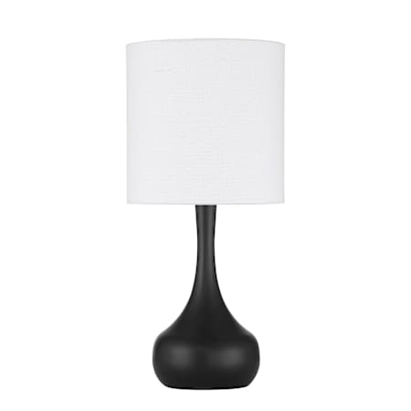 Craftmade Pallo 17" Tall Vase Table Lamp Flat Black