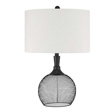 Craftmade 24" Tall Vase Table Lamp Brushed Nickel / Black Paint