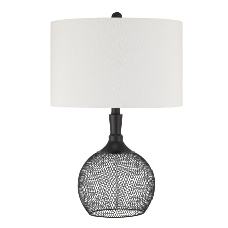 Craftmade 24" Tall Vase Table Lamp Brushed Nickel / Black Paint