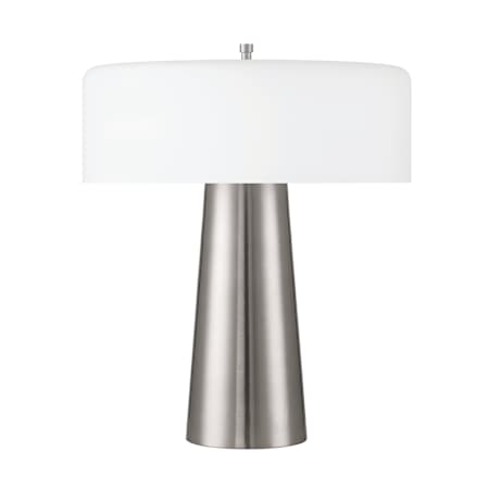Craftmade Table Lamps 21" Tall LED Buffet Table Lamp Brushed Polished Nickel