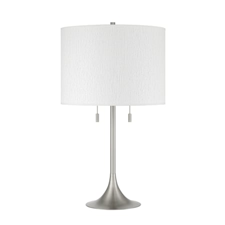 Craftmade Neely 2 Light 30" Tall Buffet Table Lamp Brushed Polished Nickel
