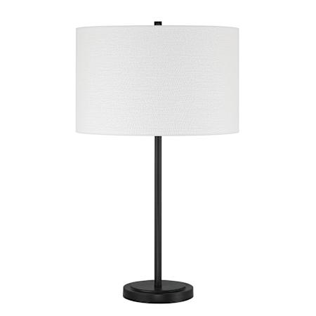 Craftmade Jones 27" Tall Buffet Table Lamp Flat Black