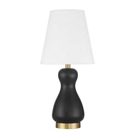 Craftmade Gloria 18" Tall Vase Table Lamp Flat Black