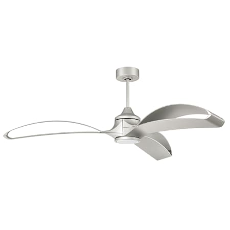 Craftmade Bandeaux 60" 3 Blade Indoor Smart LED Ceiling Fan Painted Nickel