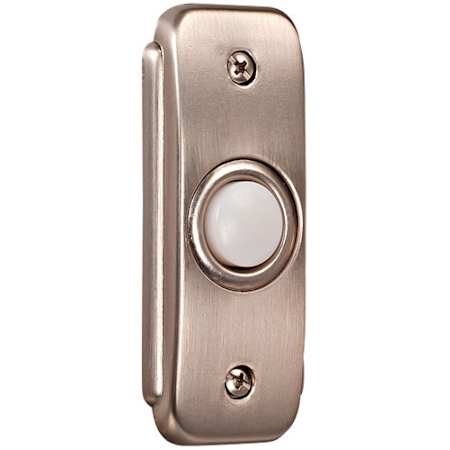 Craftmade Stepped Rectangle Pushbutton from the Builder Surface Mount Collection Pewter