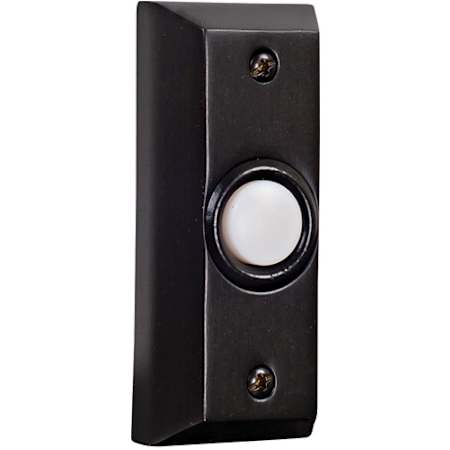 Craftmade Beveled Rectangle Pushbutton from the Builder Surface Mount Collection Bronze