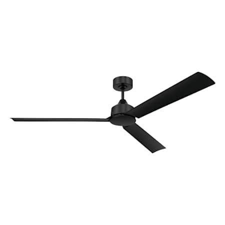 Craftmade Charming 62" 3 Blade Indoor / Outdoor Ceiling Fan Flat Black