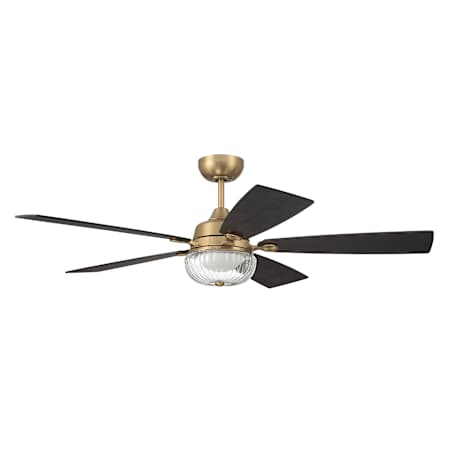 Craftmade Chandler 52" 5 Blade Indoor LED Ceiling Fan Satin Brass