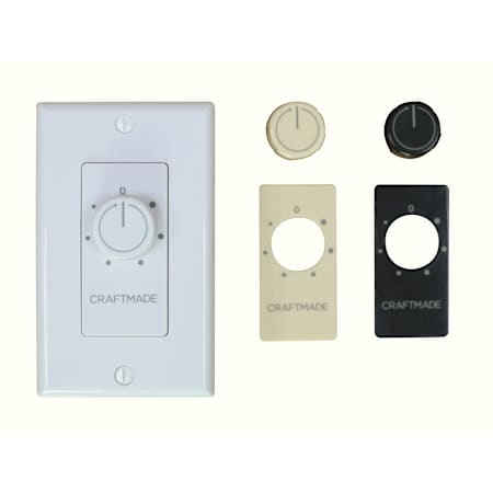 Craftmade 6 Speed Wall Control Only for DC Motor White