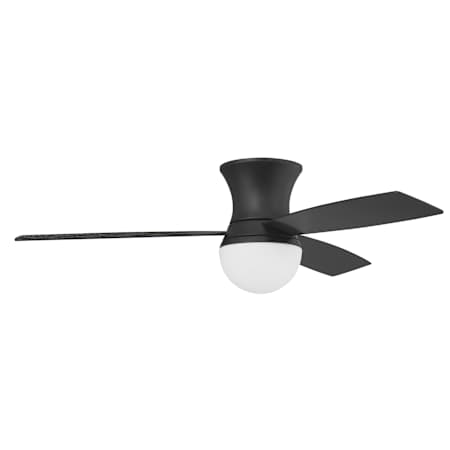 Craftmade Daybreak 52" 3 Blade Indoor Smart LED Ceiling Fan Flat Black