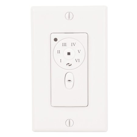 Craftmade Wall Control for DC Motor White / Brown / Aluminum
