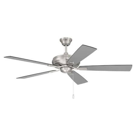 Craftmade Eos 52" 5 Blade Indoor Ceiling Fan Brushed Nickel / Greywood