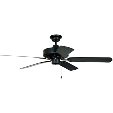 Craftmade Enduro 52" 5 Blade Indoor / Outdoor Ceiling Fan Matte Black