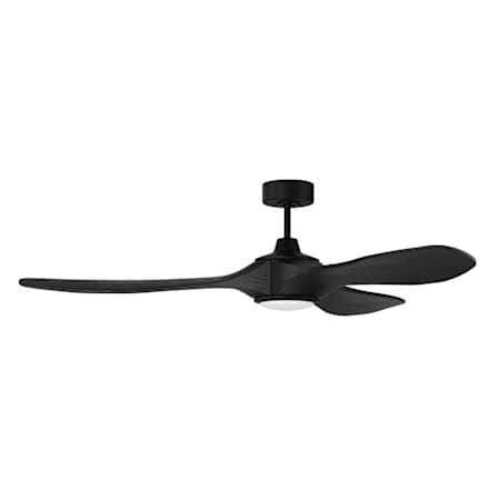 Craftmade Envy 60" 3 Blade Indoor LED Ceiling Fan Flat Black