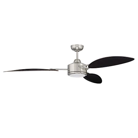Craftmade Journey 64" 3 Blade Indoor LED Ceiling Fan Brushed Polished Nickel