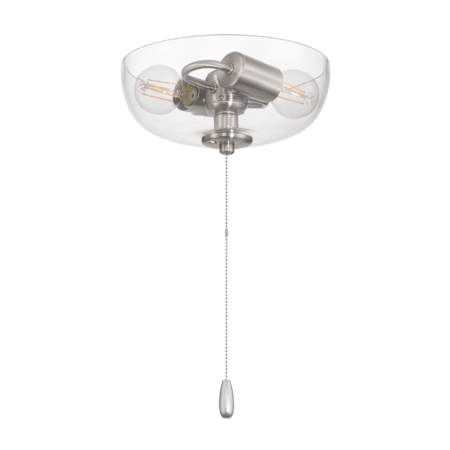 Craftmade Light Kit 10" Wide 2 LED Ceiling Fan Light Kit Brushed Polished Nickel