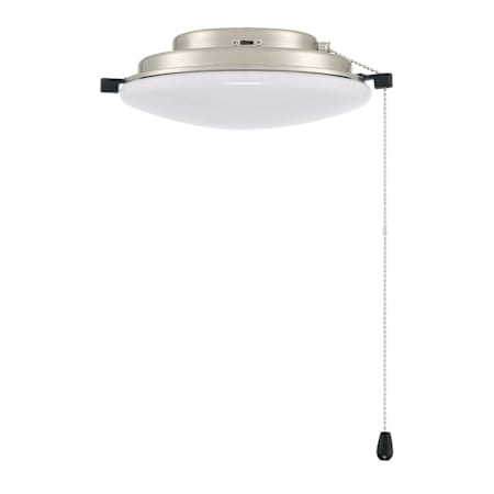 Craftmade Universal Fan Light Kit 9" Wide Single LED Ceiling Fan Light Kit Brushed Polished Nickel