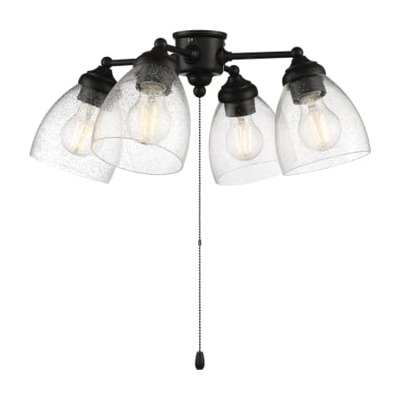 Craftmade 21" Wide 4 Light LED Ceiling Fan Light Kit Flat Black
