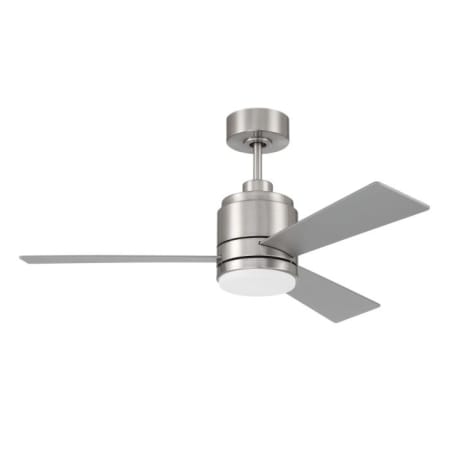 Craftmade McCoy 42" 3 Blade Indoor LED Ceiling Fan Brushed Polished Nickel