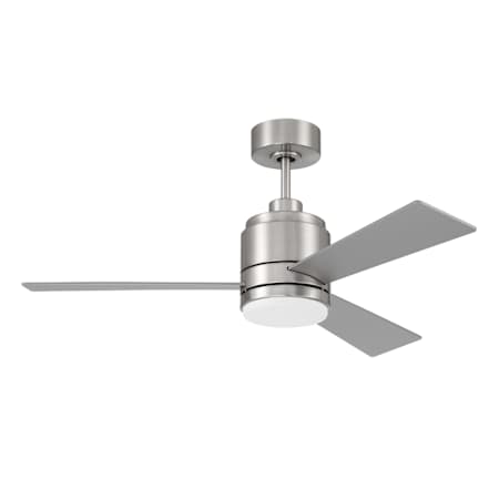 Craftmade McCoy 42" 3 Blade Indoor LED Ceiling Fan Brushed Polished Nickel
