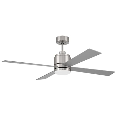 Craftmade McCoy 52" 4 Blade Indoor LED Ceiling Fan Brushed Polished Nickel