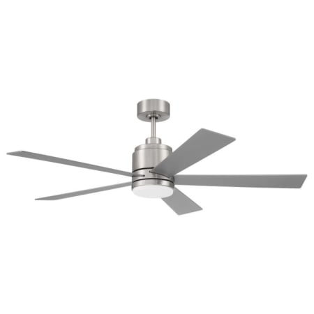 Craftmade McCoy 52" 5 Blade Indoor LED Ceiling Fan Brushed Polished Nickel