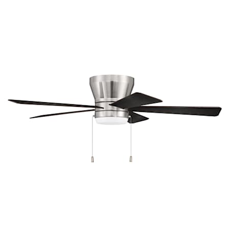 Craftmade Merit 52" 5 Blade Indoor LED Ceiling Fan Brushed Polished Nickel