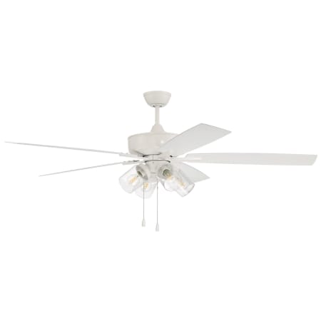 Craftmade Outdoor Super Pro 60" 5 Blade Outdoor Ceiling Fan White
