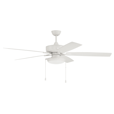 Craftmade Outdoor Super Pro 119 60" 5 Blade Outdoor LED Ceiling Fan White