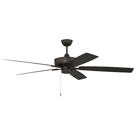 Craftmade Outdoor Super Pro 60 60" 5 Blade Indoor / Outdoor Ceiling Fan Espresso