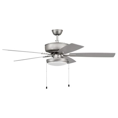 Craftmade Pro Plus 52" 5 Blade Indoor LED Ceiling Fan Brushed Nickel / Greywood