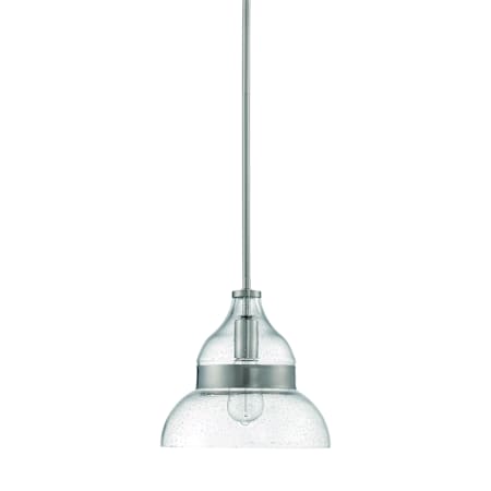 Craftmade Smyth 11" Wide Pendant Brushed Polished Nickel