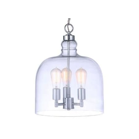 Craftmade Jackson 3 Light 14" Wide Pendant Chrome