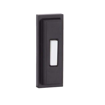 Craftmade 3-3/4" Tall Lighted Pushbutton Doorbell Flat Black