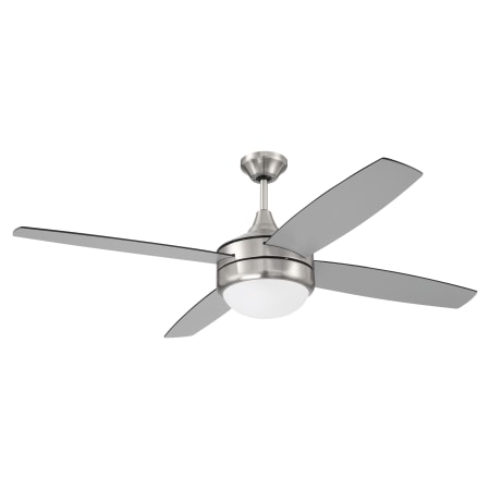 Craftmade Phaze II 52" 4 Blade Indoor LED Ceiling Fan Brushed Polished Nickel