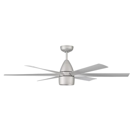 Craftmade Quirk 54" 6 Blade Indoor LED Ceiling Fan Titanium
