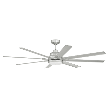 Craftmade Rush 65" 8 Blade Outdoor Smart Ceiling Fan Painted Nickel