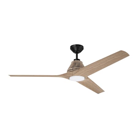 Craftmade Sea Scape 56" 3 Blade Indoor / Outdoor LED Ceiling Fan Flat Black