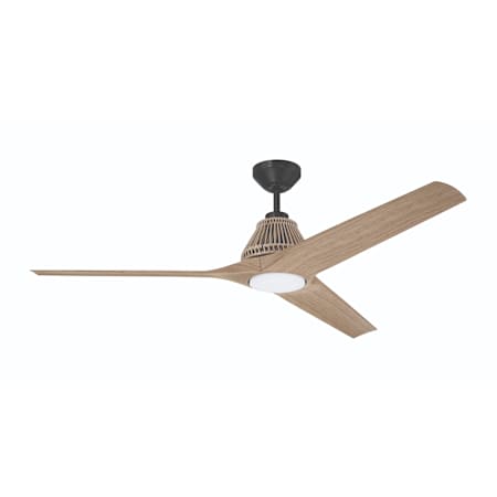 Craftmade Sea Scape 56" 3 Blade Indoor / Outdoor Ceiling Fan Flat Black
