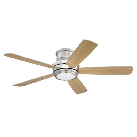 Craftmade Tempo 52" 5 Blade Indoor LED Ceiling Fan Brushed Polished Nickel