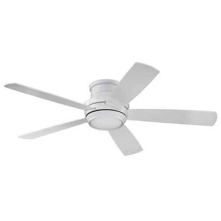 Craftmade Tempo Hugger 52" 5 Blade LED Indoor Ceiling Fan with LED Light Kit and Remote Control White