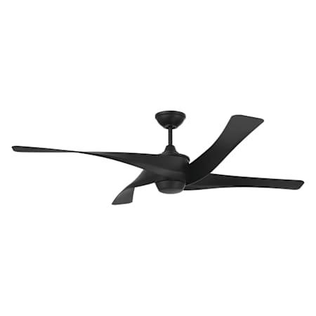 Craftmade Venn 58 58" 4 Blade Indoor / Outdoor LED Ceiling Fan Flat Black