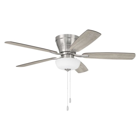 Craftmade Wheeler 52" 5 Blade Indoor LED Ceiling Fan Brushed Polished Nickel