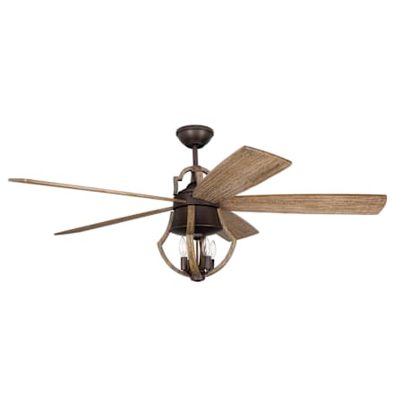 Craftmade Winton 56" 5 Blade Indoor LED Ceiling Fan Weathered Pine