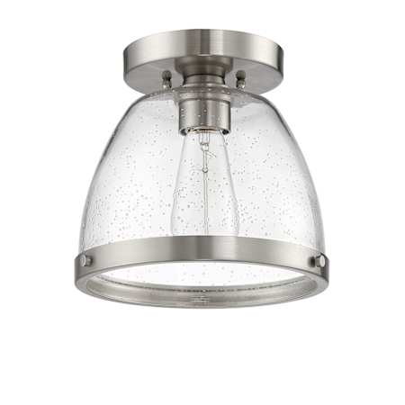 Craftmade Lodie 8" Wide Flush Mount Ceiling Fixture Brushed Polished Nickel