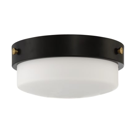Craftmade Oak Street 2 Light 11" Wide Flush Mount Bowl Ceiling Fixture Flat Black