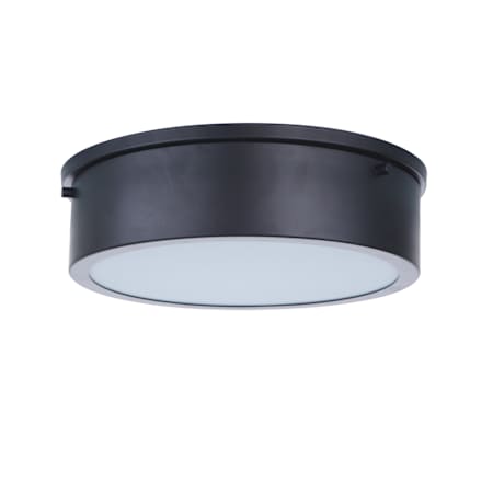 Craftmade Fenn 11" Wide LED Flush Mount Drum Ceiling Fixture Flat Black